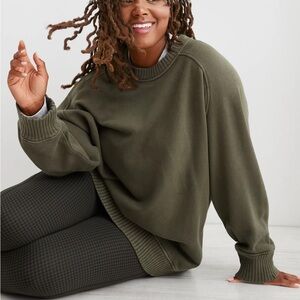 Aerie Down-To-Earth Crew Sweatshirt